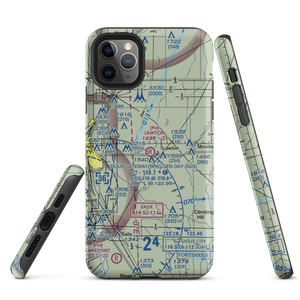 Lawton Airport (IA84) VFR Sectional  Tough iPhone Case