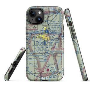 Lawton Fort Sill Regional Airport (LAW) VFR Sectional  Tough iPhone Case