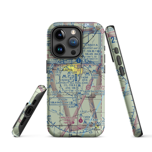 Lawton Fort Sill Regional Airport (LAW) VFR Sectional  Tough iPhone Case