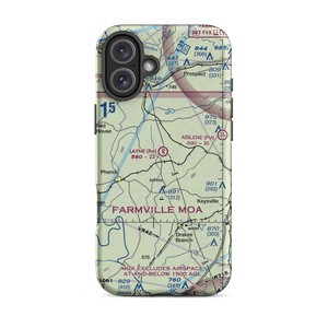 Layne Farm Airstrip (VA28) VFR Sectional  Tough iPhone Case