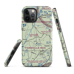 Layne Farm Airstrip (VA28) VFR Sectional  Tough iPhone Case