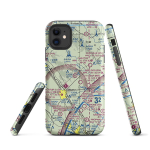 Lazy 9 Ranch Airport (TX64) VFR Sectional  Tough iPhone Case