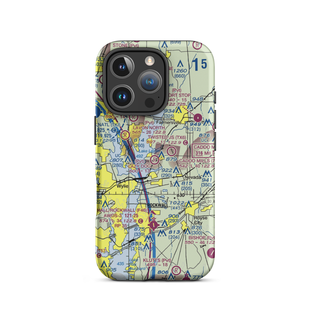 Lazy Dog Ranch Airpark (3TE3) VFR Sectional  Tough iPhone Case iPhone 16 Pro model shown