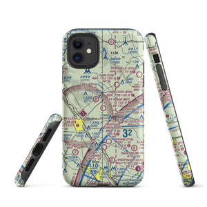 Lazy G Bar Ranch Airport (09T) VFR Sectional  Tough iPhone Case
