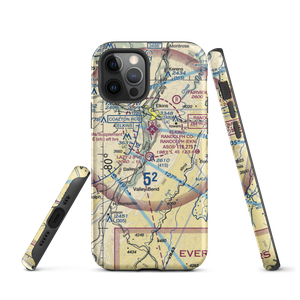 Lazy J. Aerodrome (00WV) VFR Sectional  Tough iPhone Case