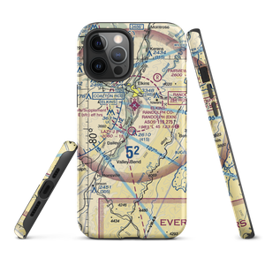 Lazy J. Aerodrome (00WV) VFR Sectional  Tough iPhone Case