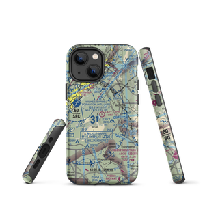 Lazy J. Ranch Airport (PS82) VFR Sectional  Tough iPhone Case