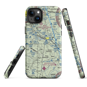 Lazy-W Airport (OI01) VFR Sectional  Tough iPhone Case