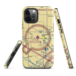 Lea County-Zip Franklin Memorial Airport (E06) VFR Sectional  Tough iPhone Case