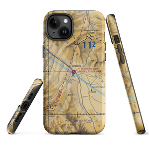 Leadore Airport (U00) VFR Sectional  Tough iPhone Case