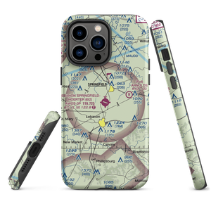 Lebanon Springfield Airport (6I2) VFR Sectional  Tough iPhone Case