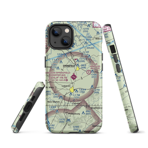 Lebanon Springfield Airport (6I2) VFR Sectional  Tough iPhone Case