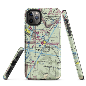 Lebanon State Airport (S30) VFR Sectional  Tough iPhone Case