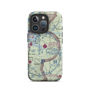 Lee C Fine Memorial Airport (AIZ) VFR Sectional  Tough iPhone Case