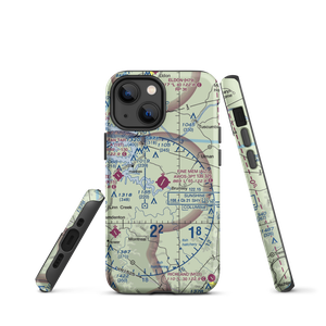 Lee C Fine Memorial Airport (AIZ) VFR Sectional  Tough iPhone Case