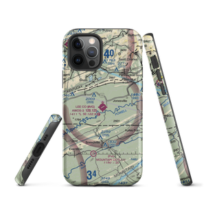 Lee County Airport (0VG) VFR Sectional  Tough iPhone Case
