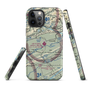 Lee County Airport (0VG) VFR Sectional  Tough iPhone Case