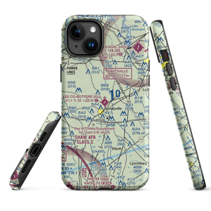 Lee County Butters Field (52J) VFR Sectional  Tough iPhone Case