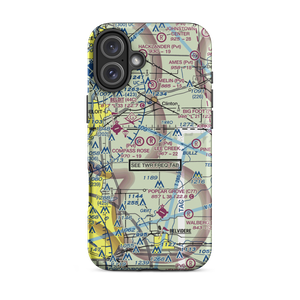 Lee Creek Airport (56IL) VFR Sectional  Tough iPhone Case