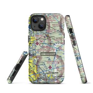 Lee Creek Airport (56IL) VFR Sectional  Tough iPhone Case