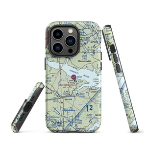 Lee Creek Airport (NC12) VFR Sectional  Tough iPhone Case