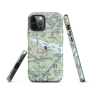 Lee Creek Airport (NC12) VFR Sectional  Tough iPhone Case