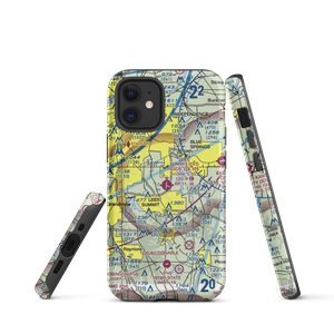 Lee's Summit Municipal Airport (LXT) VFR Sectional  Tough iPhone Case