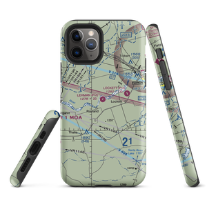 Lehman Airport (28TX) VFR Sectional  Tough iPhone Case