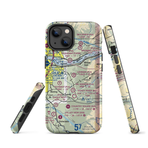 Lehman Field (OR50) VFR Sectional  Tough iPhone Case