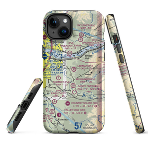 Lehman Field (OR50) VFR Sectional  Tough iPhone Case