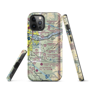 Lehman Field (OR50) VFR Sectional  Tough iPhone Case