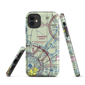 Leigh Farm Airport (4IS8) VFR Sectional  Tough iPhone Case