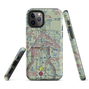 Lemons Airstrip (61OK) VFR Sectional  Tough iPhone Case