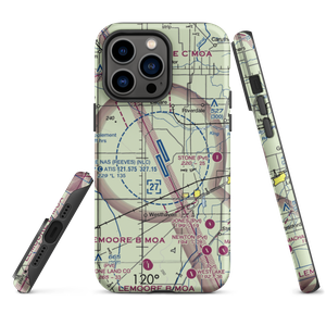 Lemoore Naval Air Station (Reeves Field) Airport (NLC) VFR Sectional  Tough iPhone Case