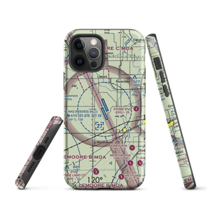 Lemoore Naval Air Station (Reeves Field) Airport (NLC) VFR Sectional  Tough iPhone Case