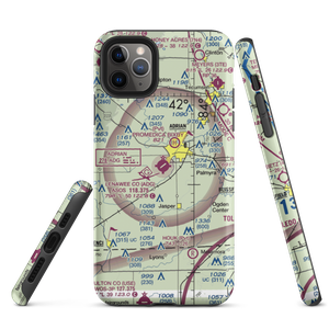 Lenawee County Airport (ADG) VFR Sectional  Tough iPhone Case