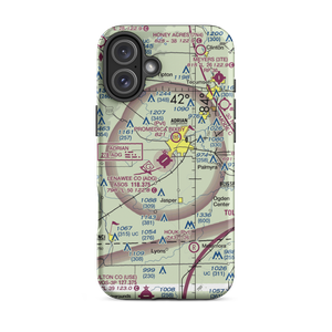 Lenawee County Airport (ADG) VFR Sectional  Tough iPhone Case