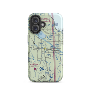 Leo E. Goetz County Airport (Y96) VFR Sectional  Tough iPhone Case