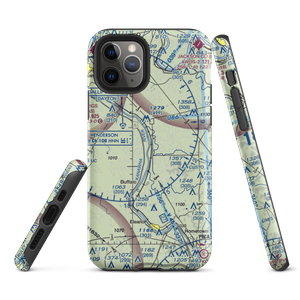 Leon Airport (W07) VFR Sectional  Tough iPhone Case