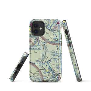Leon Airport (W07) VFR Sectional  Tough iPhone Case