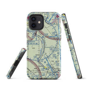 Leon Airport (W07) VFR Sectional  Tough iPhone Case