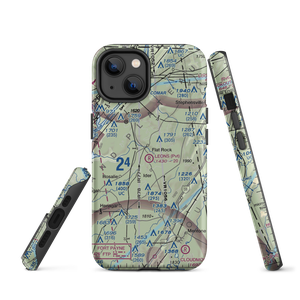 Leon's Landing Airport (4AL7) VFR Sectional  Tough iPhone Case