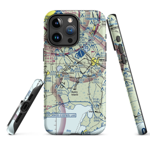 Leonards Airfield & Indust Park Airport (63LA) VFR Sectional  Tough iPhone Case