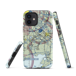 Leonards Airfield & Indust Park Airport (63LA) VFR Sectional  Tough iPhone Case