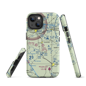 Lester Field (MS21) VFR Sectional  Tough iPhone Case