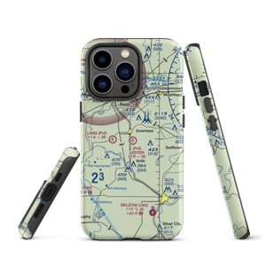 Lester Field (MS21) VFR Sectional  Tough iPhone Case