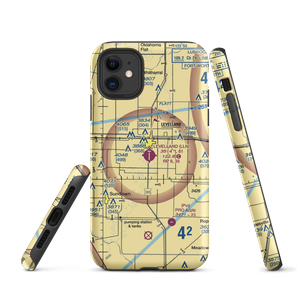 Levelland Municipal Airport (LLN) VFR Sectional  Tough iPhone Case