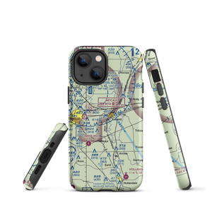 Lewis Air Service Airport (0MS5) VFR Sectional  Tough iPhone Case