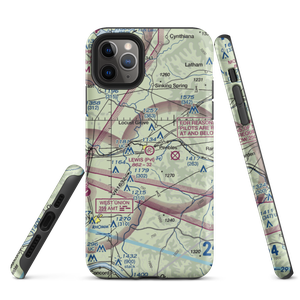 Lewis Airport (1OH9) VFR Sectional  Tough iPhone Case