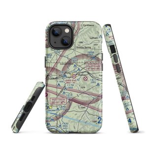 Lewis Airport (1OH9) VFR Sectional  Tough iPhone Case